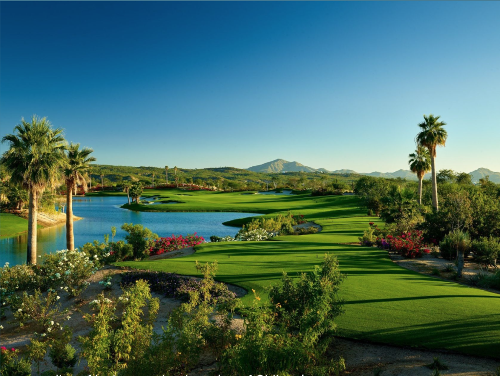 The golf course at Chileno Bay