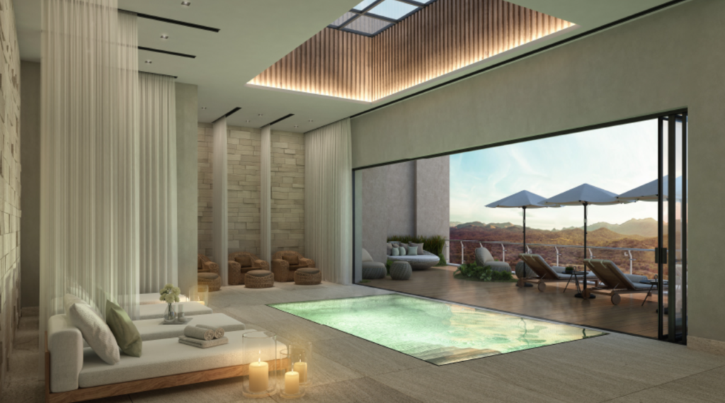 The spa at the St. Regis Los Cabos