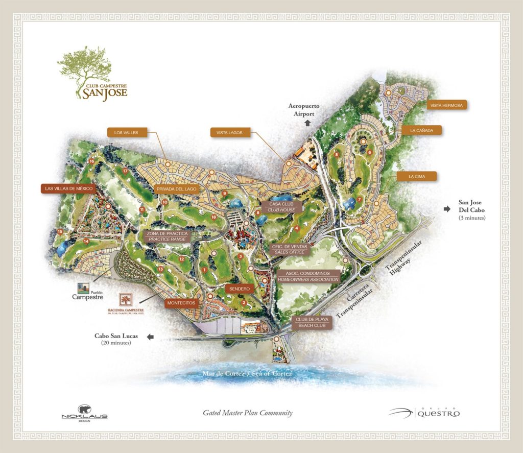 Club Campestre neighborhood map