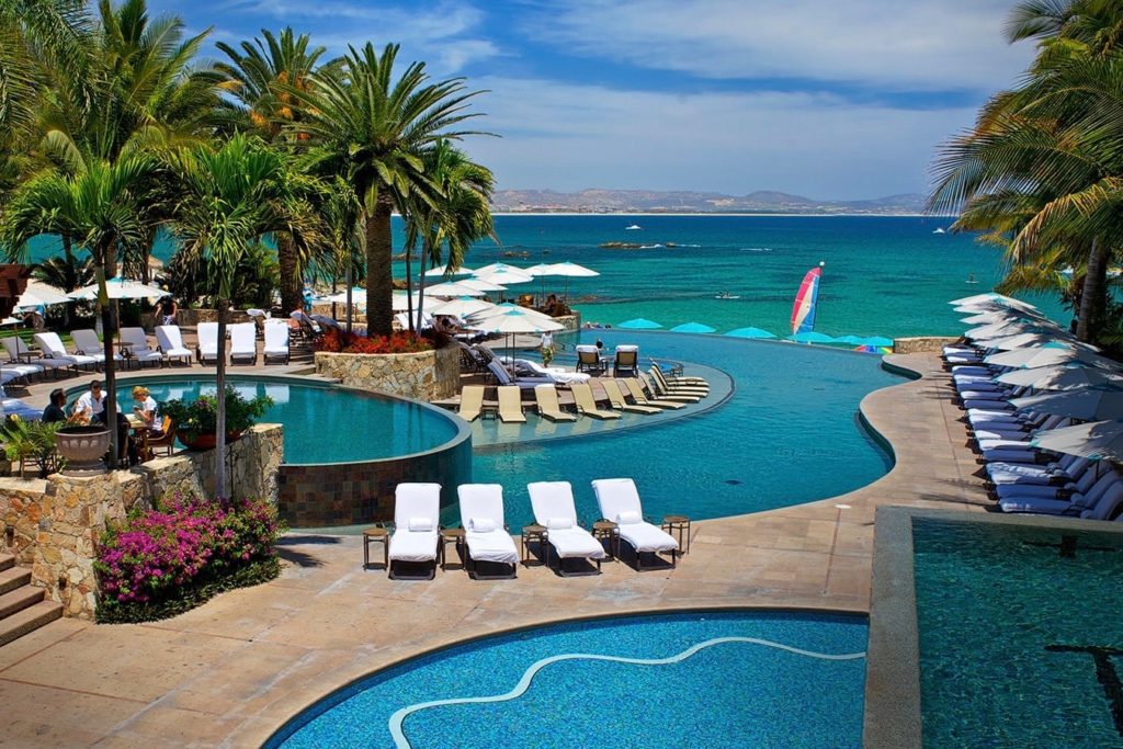 The pools at Club 96